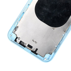 BLUE ORIGINAL REAR HOUSING WITH FRAME FOR IPHONE XR