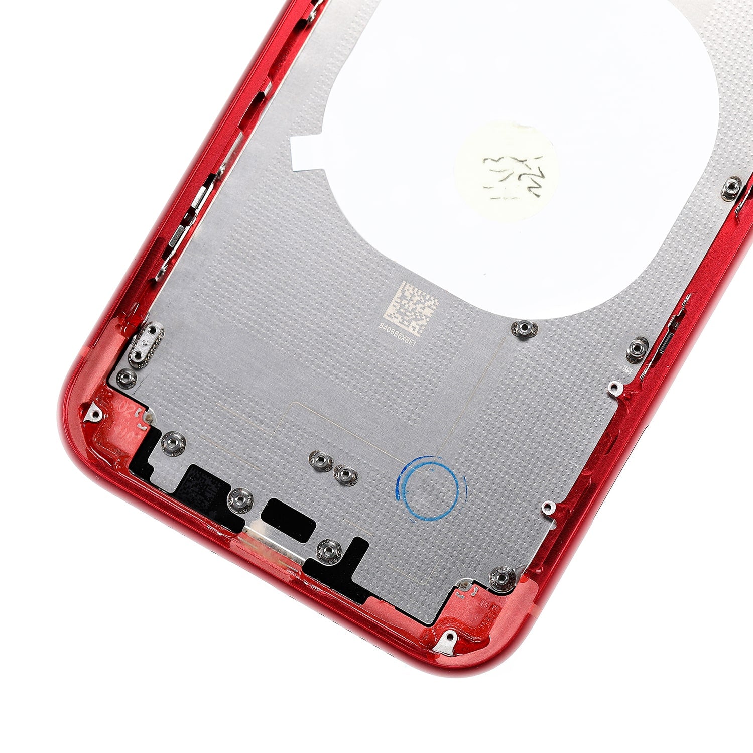 RED ORIGINAL REAR HOUSING WITH FRAME FOR IPHONE XR