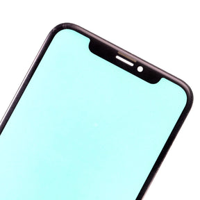 BLACK FRONT GLASS LENS FOR IPHONE XR