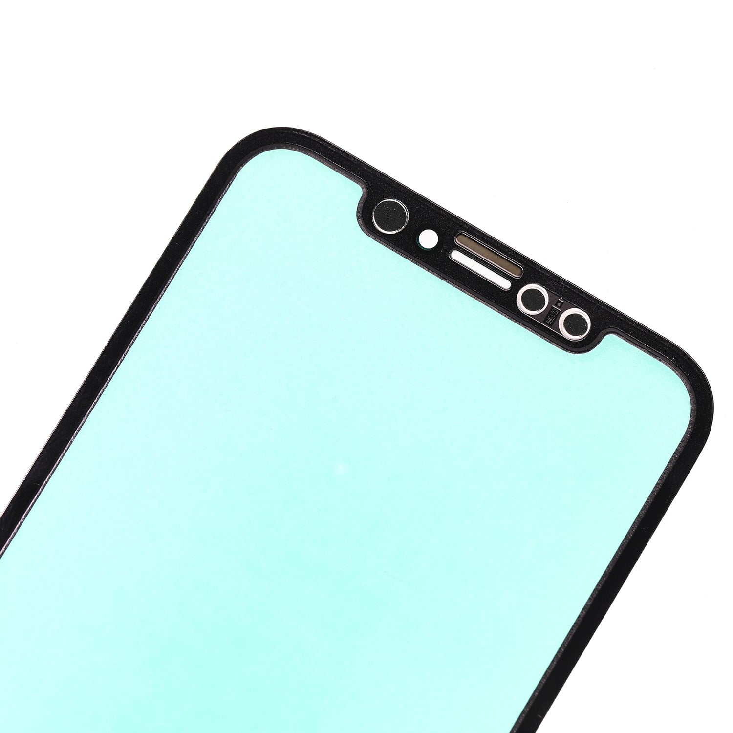 BLACK FRONT GLASS LENS FOR IPHONE XR