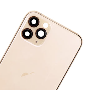 REAR HOUSING WITH FRAME - GOLD FOR IPHONE 11 PRO