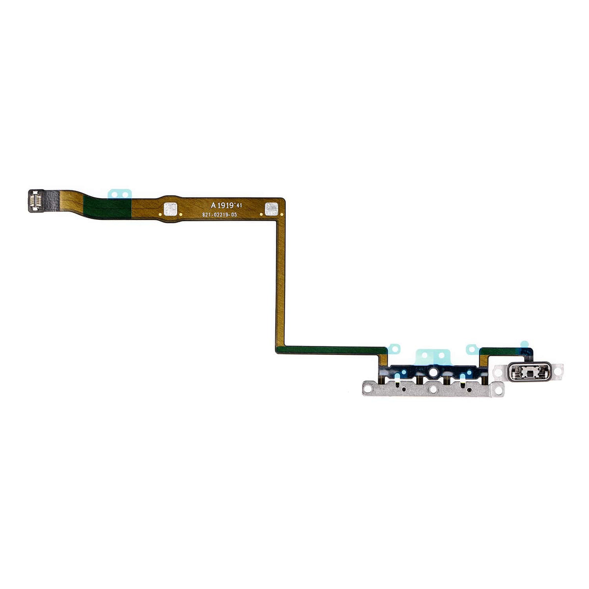 VOLUME BUTTON FLEX CABLE WITH METAL BRACKET ASSEMBLY FOR IPHONE 11 PRO