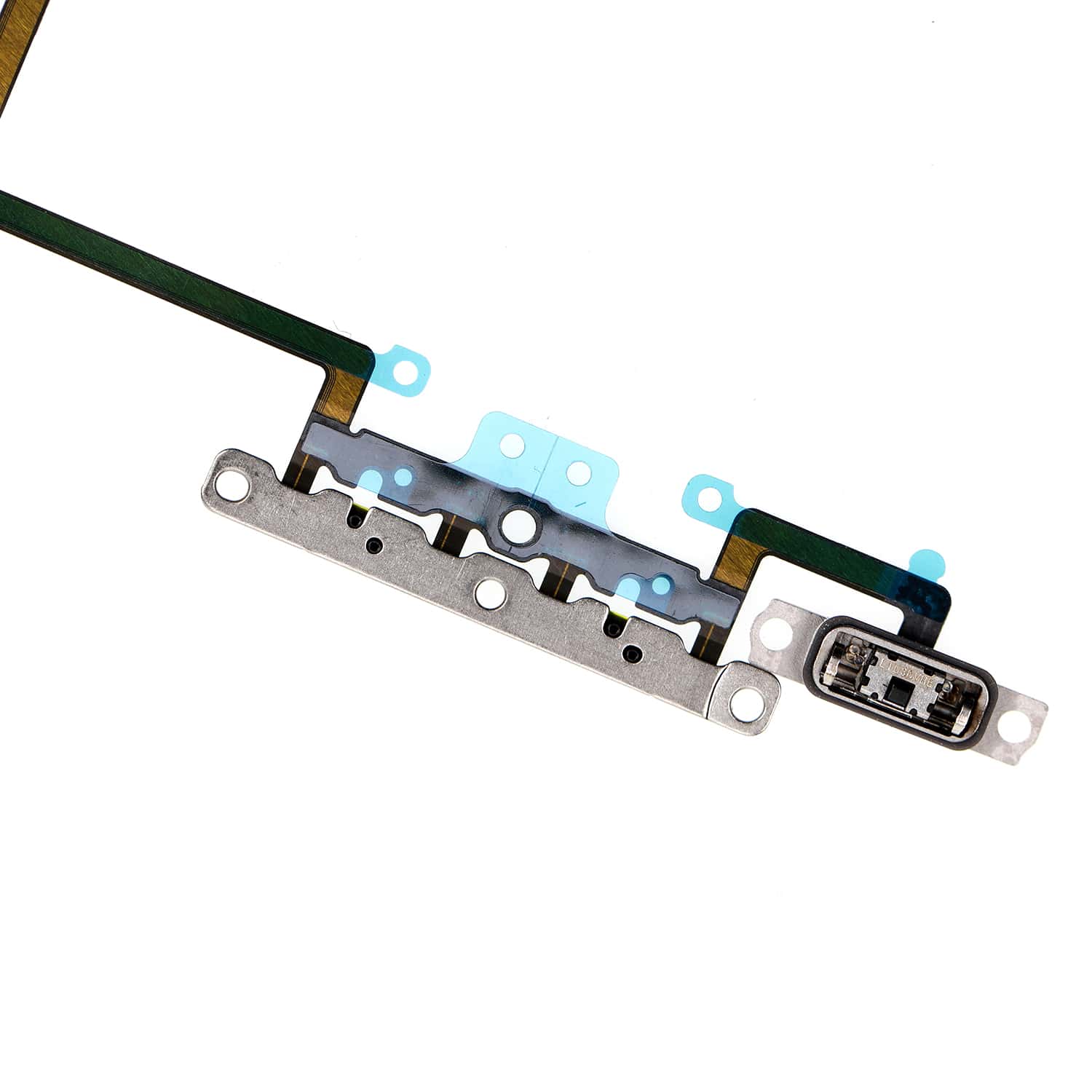 VOLUME BUTTON FLEX CABLE WITH METAL BRACKET ASSEMBLY FOR IPHONE 11 PRO