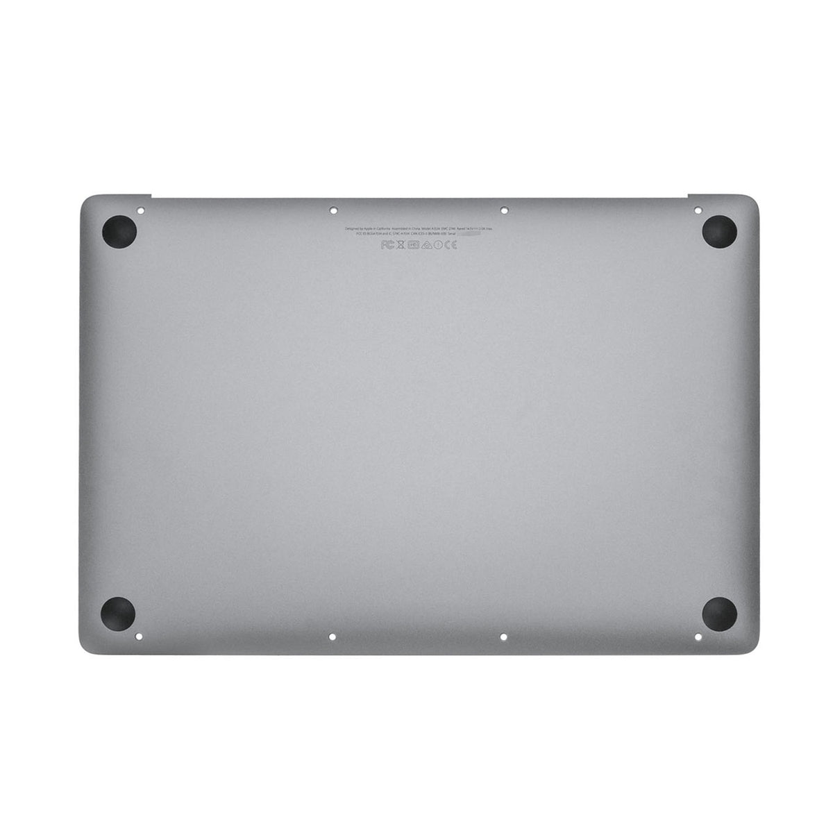 GRAY LOWER CASE FOR MACBOOK 12" RETINA A1534 (EARLY 2016-MID 2017)