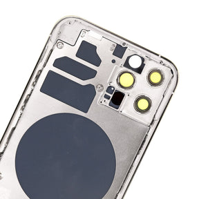 SILVER REAR HOUSING WITH FRAME  FOR IPHONE 12 PRO