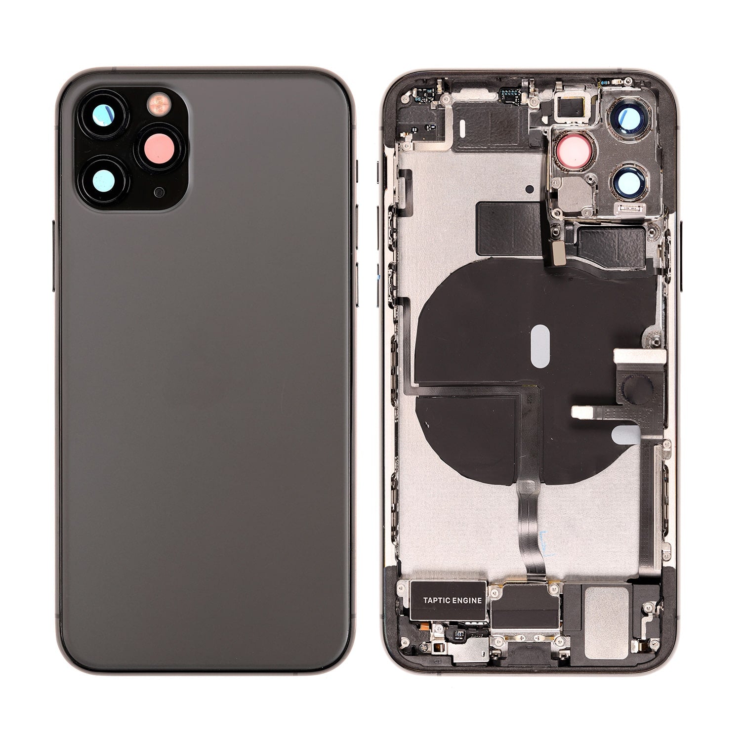 BACK COVER FULL ASSEMBLY - SPACE GRAY FOR IPHONE 11 PRO