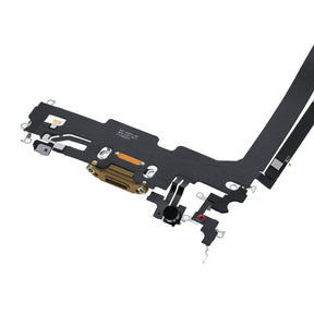 GOLD USB CHARGING FLEX CABLE  FOR IPHONE 13 PRO MAX