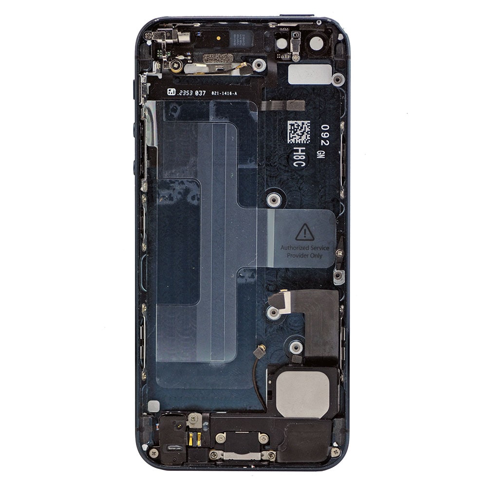 BLACK BACK HOUSING COVER ASSEMBLY FOR IPHONE 5