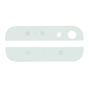 WHITE TOP AND BOTTOM GLASS COVER FOR IPHONE 5