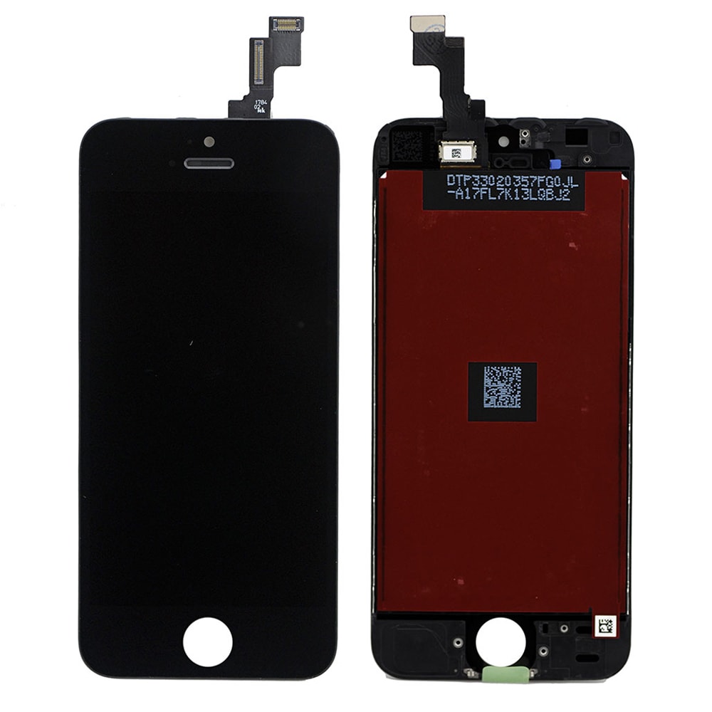 LCD WITH DIGITIZER ASSEMBLY FOR IPHONE 5S - BLACK